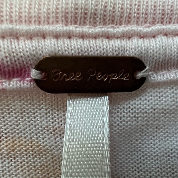 EUC Free People Tourist Floral Short Sleeve T-shirt in Blush Combo Size Medium - Picture 7 of 8